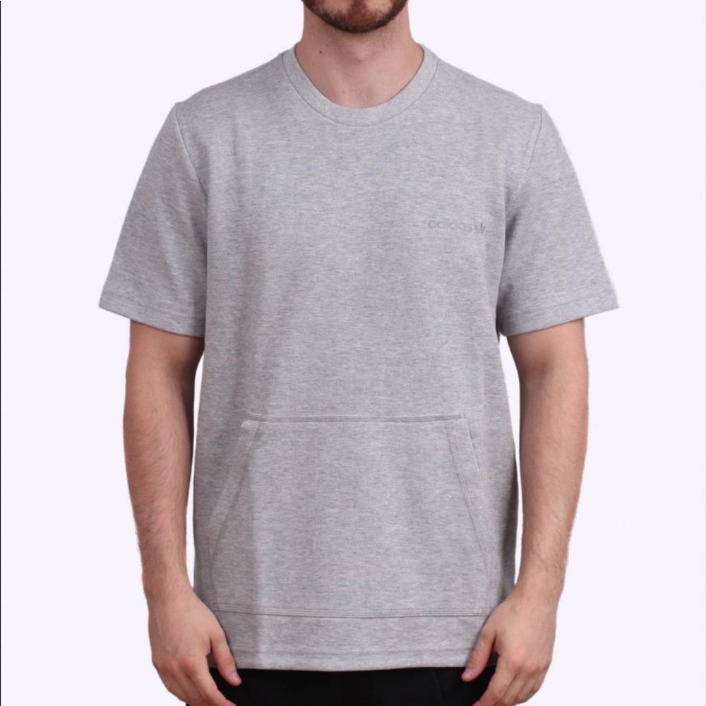 (White) Adidas Men's Modern Pocket Tee